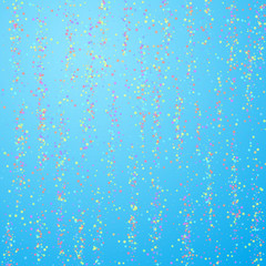 Festive confetti. Celebration stars. Colorful star