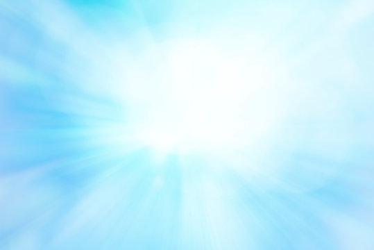 Blurred rays of light abstract blue background © malija
