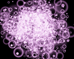 abstract background with bubbles