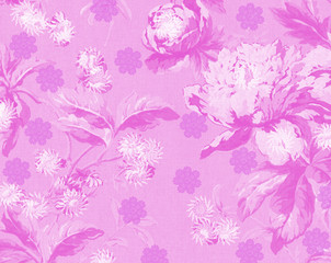 abstract floral background with flowers