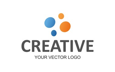 A modern logo of creative thinking
