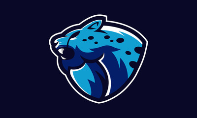 Naklejka premium Cheetah Esport Logo - Mascot Logo Template-01