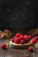 Image with raspberries