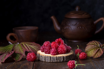 Image with raspberries