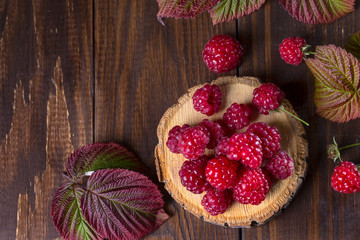 Obraz na płótnie Canvas Image with raspberries