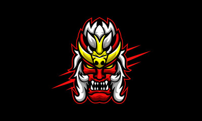 Demon Esport Logo - Mascot Logo Template-01