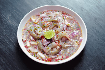 Yum (Thai food) - Soft focus