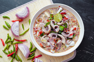 Yum (Thai food) - Soft focus