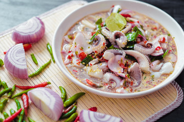 Yum (Thai food) - Soft focus