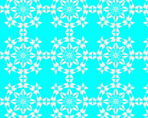 Geometrical shape pattern design for fabric and wallpaper