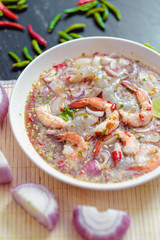 Yum (Thai food) - Soft focus