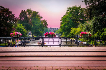 Obraz premium Pink Bridge