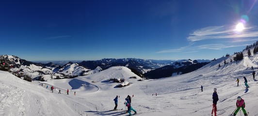 Winter near Sudelfeld in Germany
