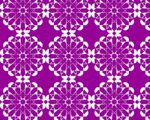 Geometrical shape pattern design for fabric and wallpaper