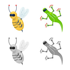 Isolated object of toy and science symbol. Set of toy and toy vector icon for stock.