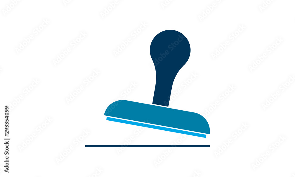 Aufkleber approval stamp icon for certification and validation concepts