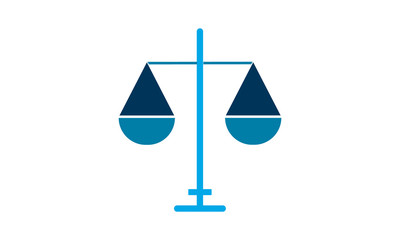 Justice icon for law and order representation