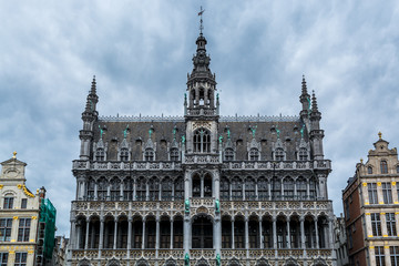 Fototapeta na wymiar Maison du Roi in the Grand Square in Brussels, Belgium.