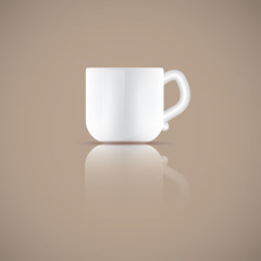 cup isolated on white background