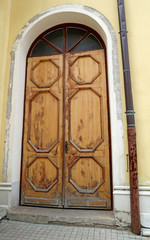Back door of the theather building