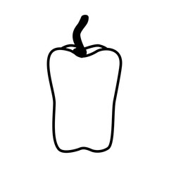 Isolated pepper icon vector design