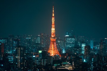 六本木から見た東京の夜景