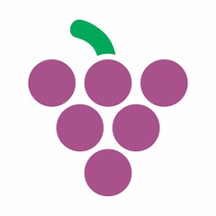 Grape icon illustration