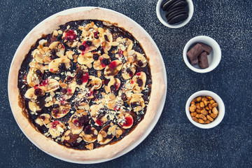 słodka pizza