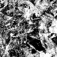 Grunge background black and white. Texture of scratches, chips, cracks, dirt. Abstract monochrome surface. Dirty worn-out surface