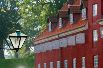 Detail of Scandinavian street architecture