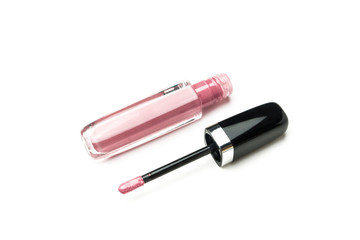 lipgloss on white background 