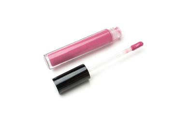 lipgloss on white background 