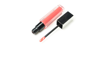 lipgloss on white background 