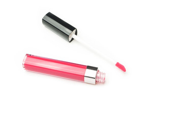 lipgloss on white background 