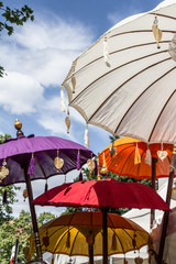 Obraz na płótnie Canvas colorful indian umbrellas