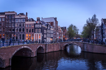 Obraz premium canal in amsterdam