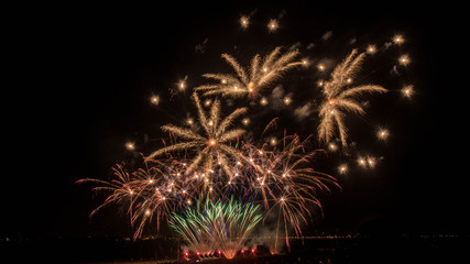 Feu d'artifice Port Plage