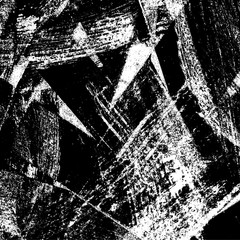 Fototapeta premium Grunge background black and white. Texture of scratches, chips, cracks, dirt. Abstract monochrome surface. Dirty worn-out surface