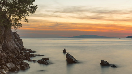 Zachód słońca Chorwacja