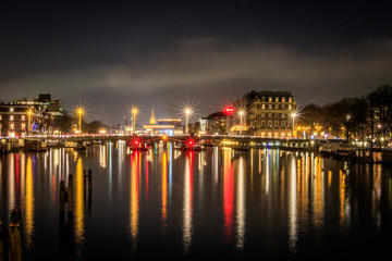 Obraz premium city at night