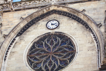 Obraz premium Horology of Basilica of St. Michael from Bordeaux , France