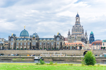 Fototapeta na wymiar DRESDEN, GERMANY - July 23, 2017: Dresden Castle,Palace state art collection, Germany