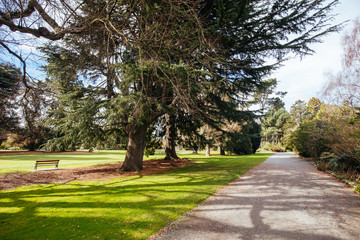 Christchurch Botanic Gardens in New Zealand