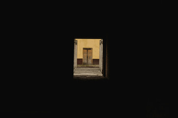 door at the end of the tunnel