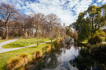 Fototapeta na wymiar Christchurch Botanic Gardens in New Zealand