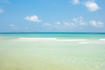 beach and tropical sea
