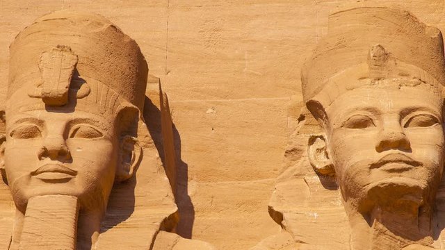 Gran Templo de Abu Simbel, Abu Simbel, Valle del Nilo, Egipto.