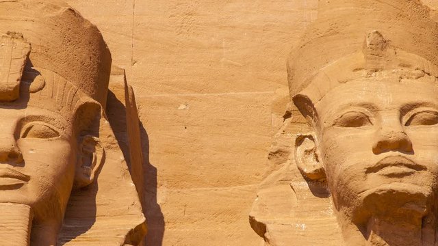 Gran Templo de Abu Simbel, Abu Simbel, Valle del Nilo, Egipto.