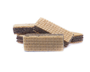 Wafers stick isolated on white background