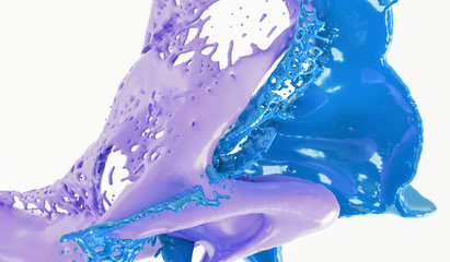 abstrakte Grafik aus Flüssigkeit mit Bewegung